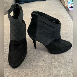 Stuart Weitzman black suede boots